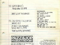 ANGRY SAMOANS Metal Mike Scrapbook 1979 – 07-29-1979 – 12-27-1979 – Harlan Hollander then P.J. Galligan on Lead Guitar Page 05